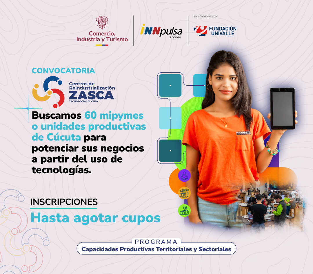 ZASCA TECNOLOGÍAS CÚCUTA 2026 ¡INSCRÍBETE! 60 CUPOS DISPONIBLES
