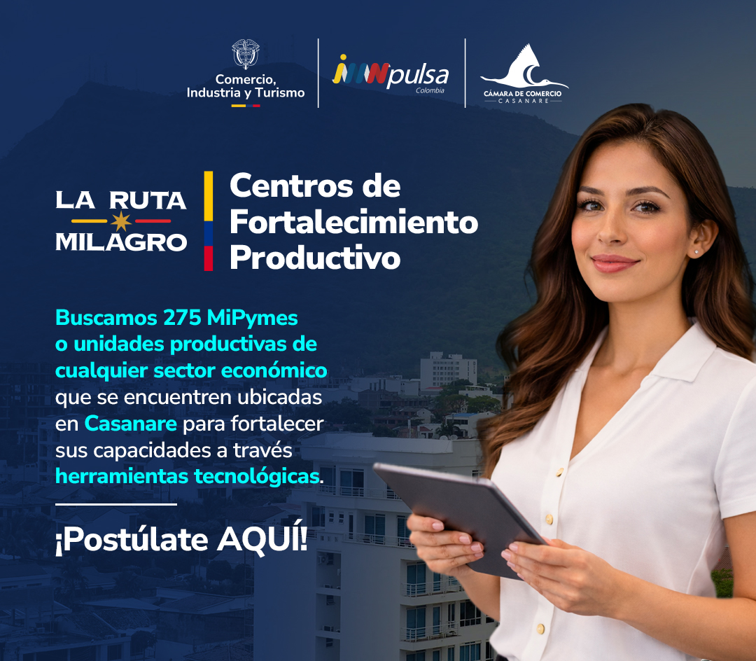 Centros de Fortalecimiento Productivo | Tecnologías | Casanare | Cohorte 2 (Postulación Presencial)