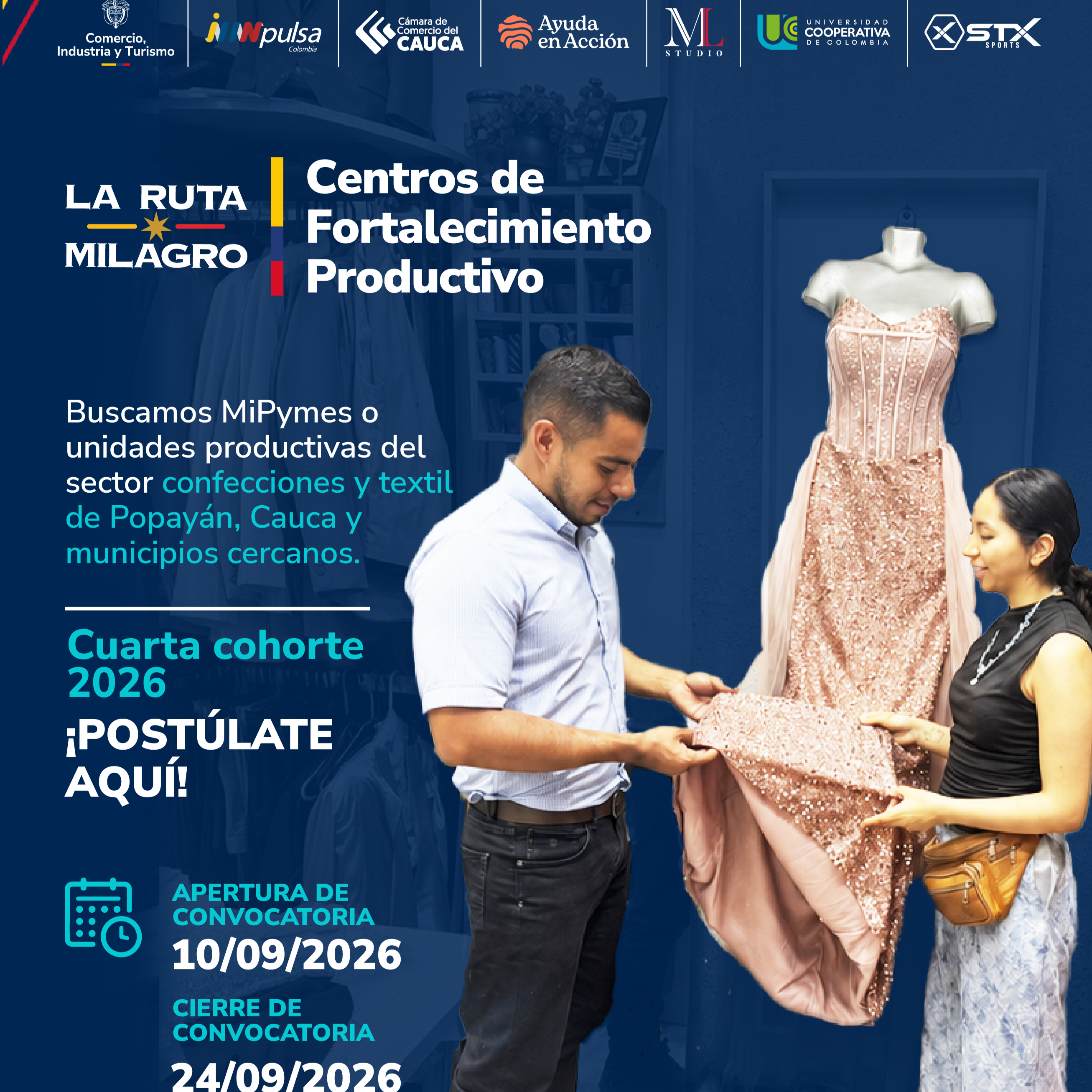 Centros de Fortalecimiento Productivo Manufactura | Popayán | Cohorte 4