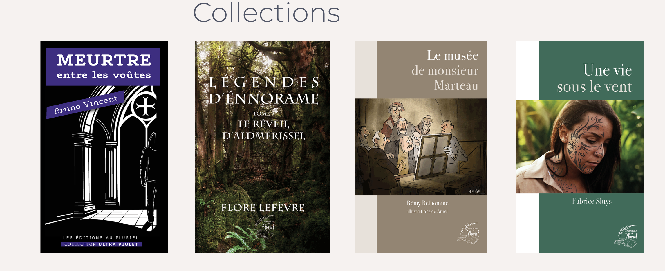 Header de Les éditions au Pluriel