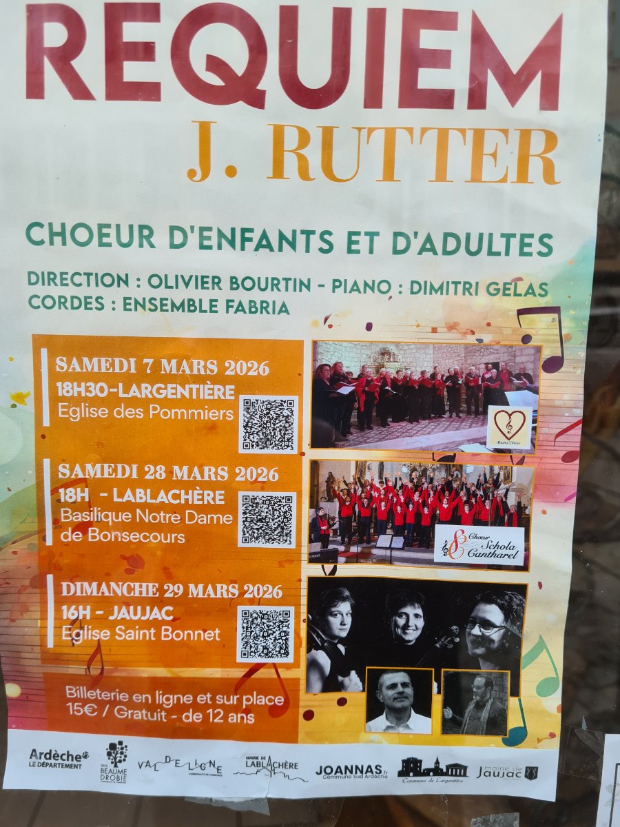 Requiem J. Rutter - chœur d'enfants et d'adultes