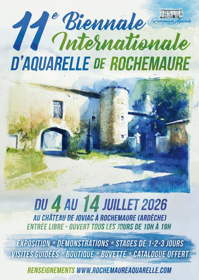 11e Biennale Internationale d'Aquarelle de Rochemaure