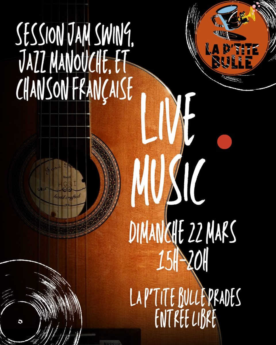 Jam Acoustique à La P'tite Bulle