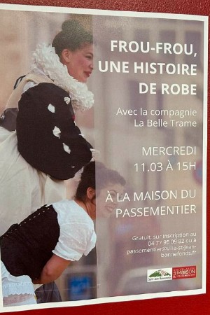 Spectacle de clôture des Journées Européennes des Métiers d’Art sur le Bassin d'Aubenas "Frou-frou"