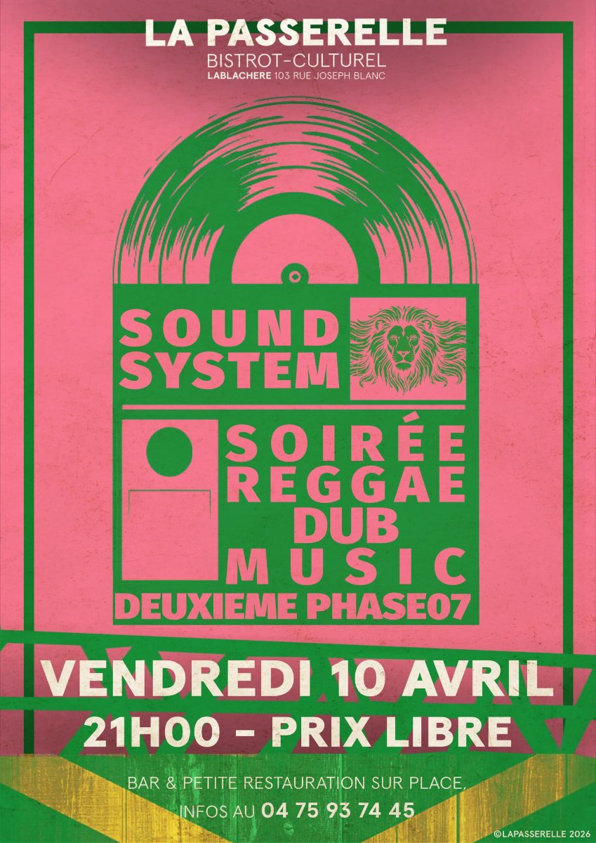 SOIRÉE REGGAE DUB À LA PASSERELLE