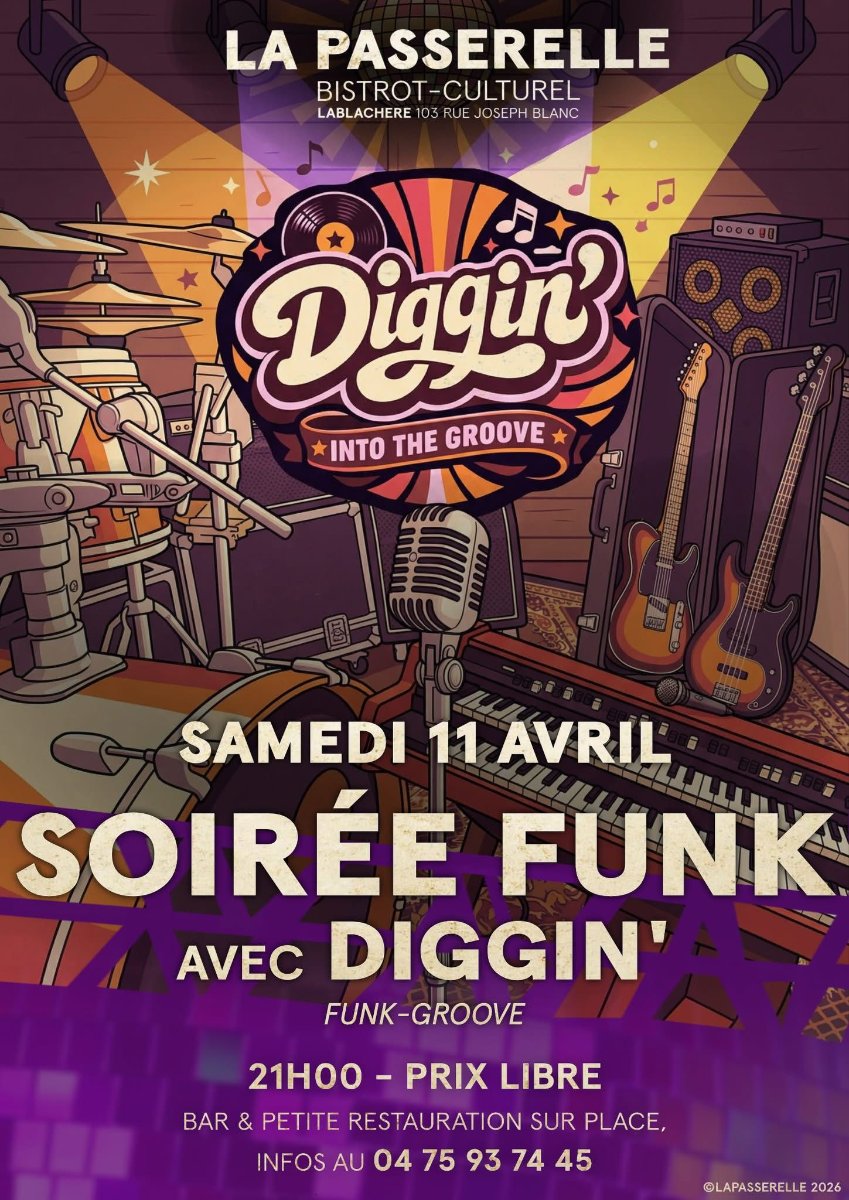 Soirée Funk avec DiGGIN’