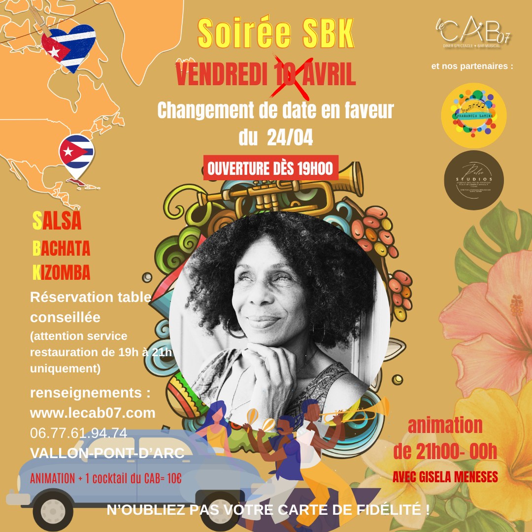 Soirée SBK avec la touche afro-latino caribéenne