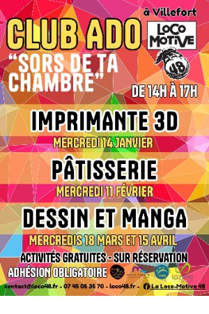 Sors de ta chambre - Club ado Manga