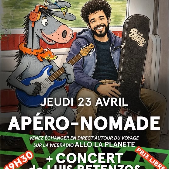 APÉRO-NOMADE et CONCERT de LUIS BETENZOS