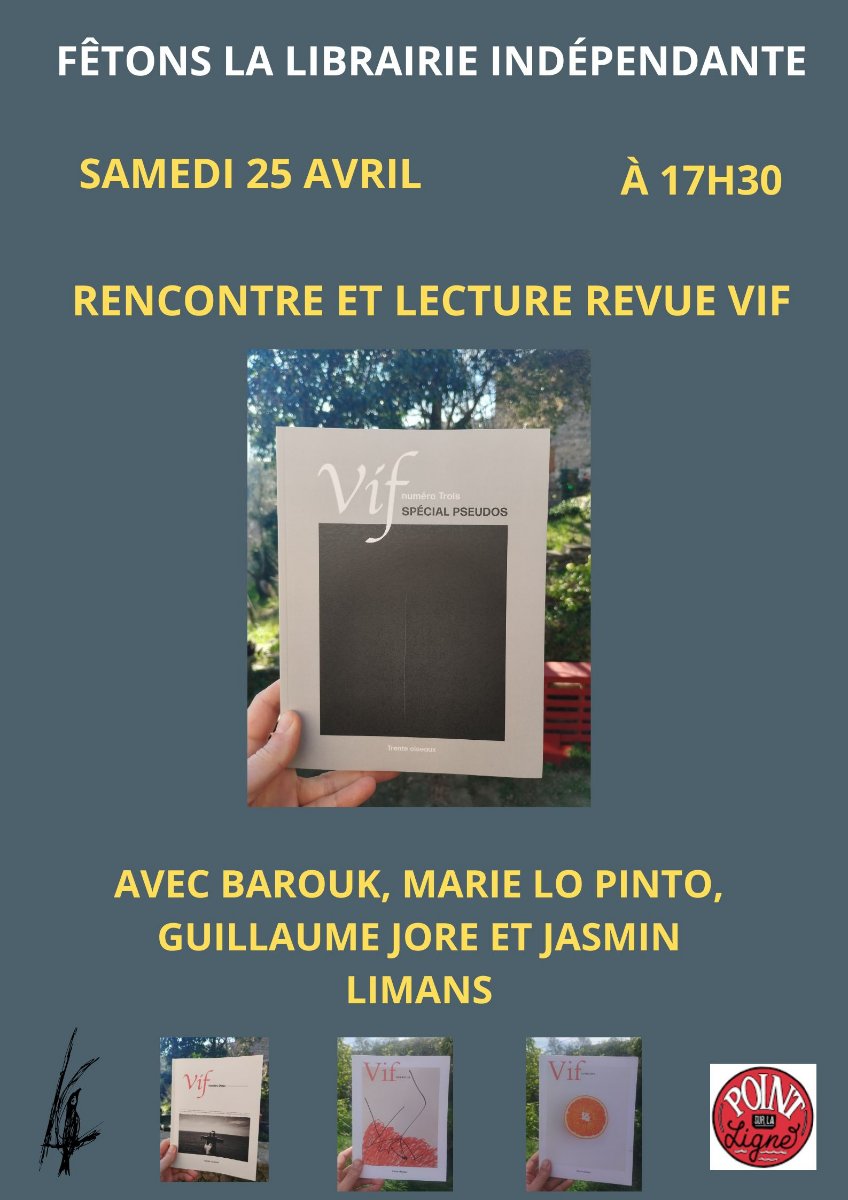 Rencontre et lecture revue Vif