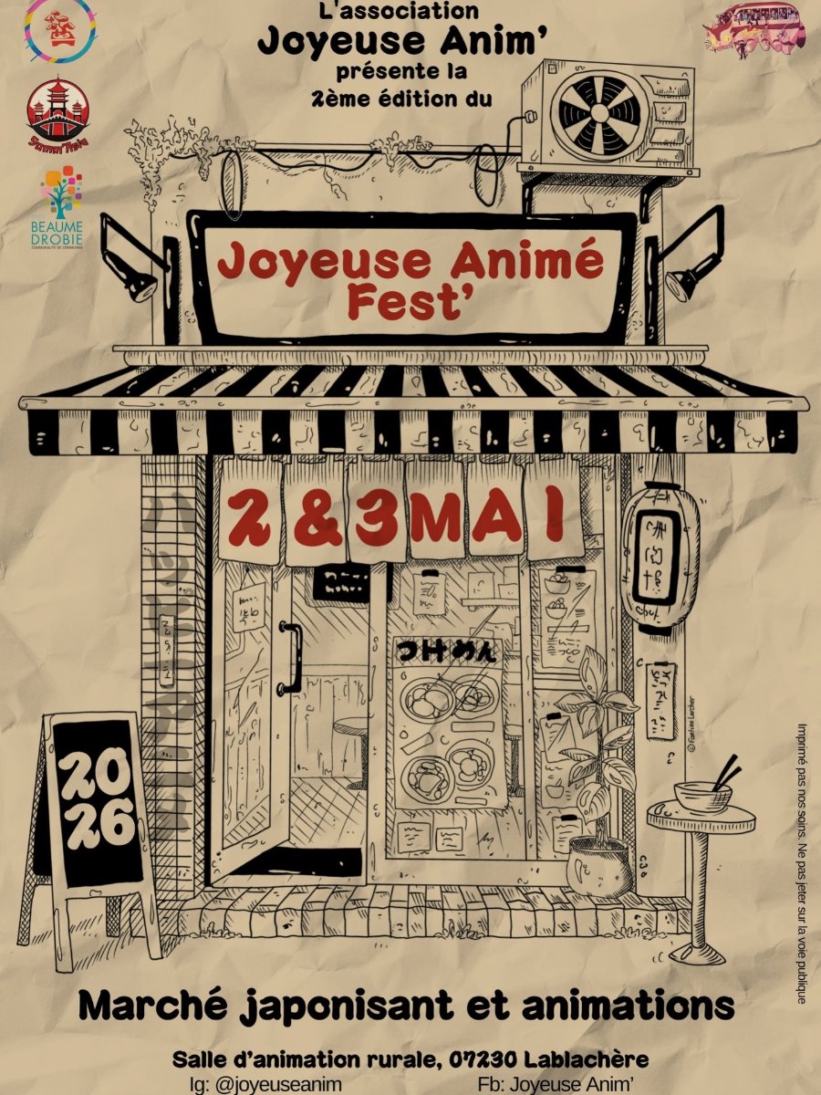 Joyeuse Animé Fest’ – 2ème édition