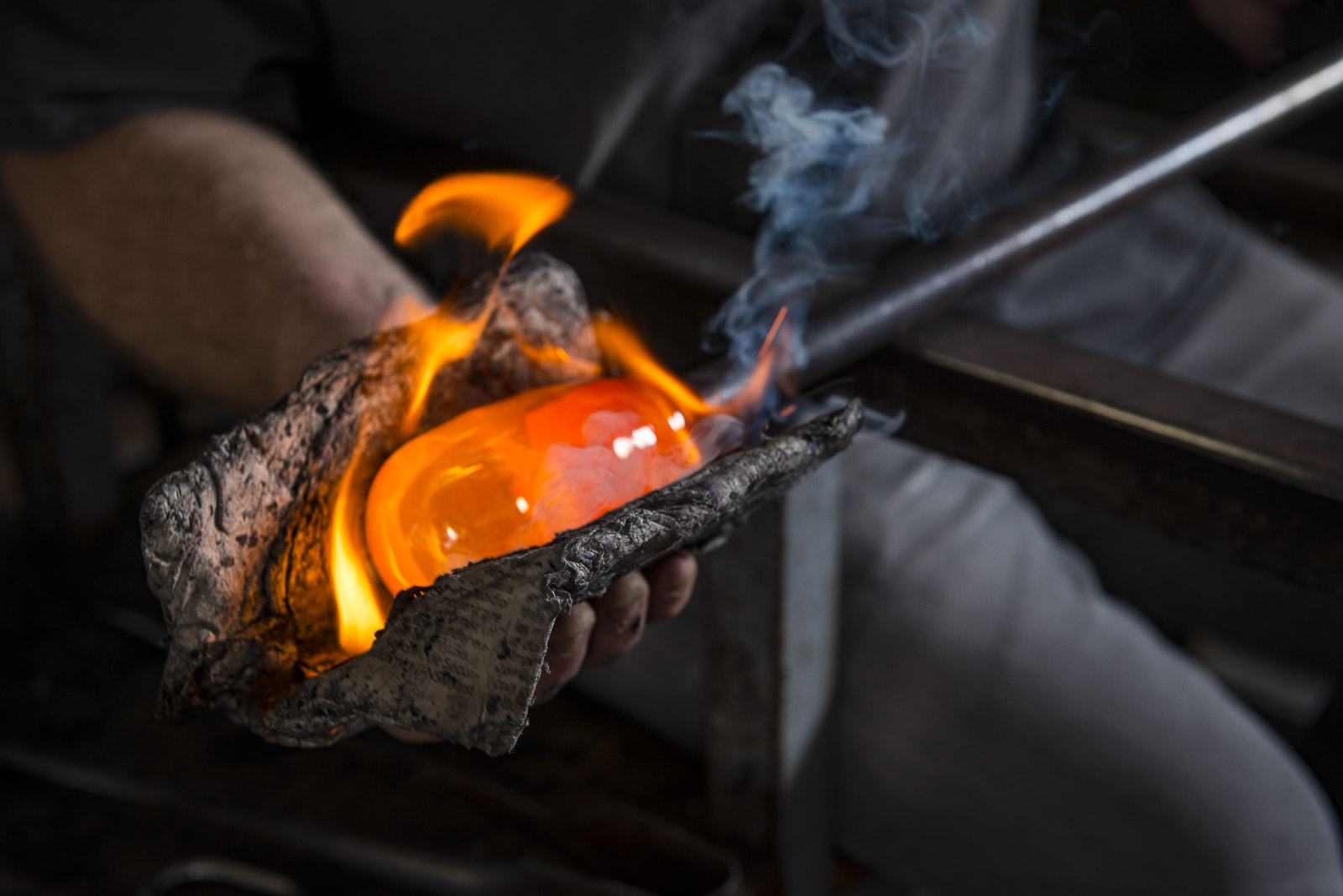 Header de SYGMA - Artisan souffleur de verre