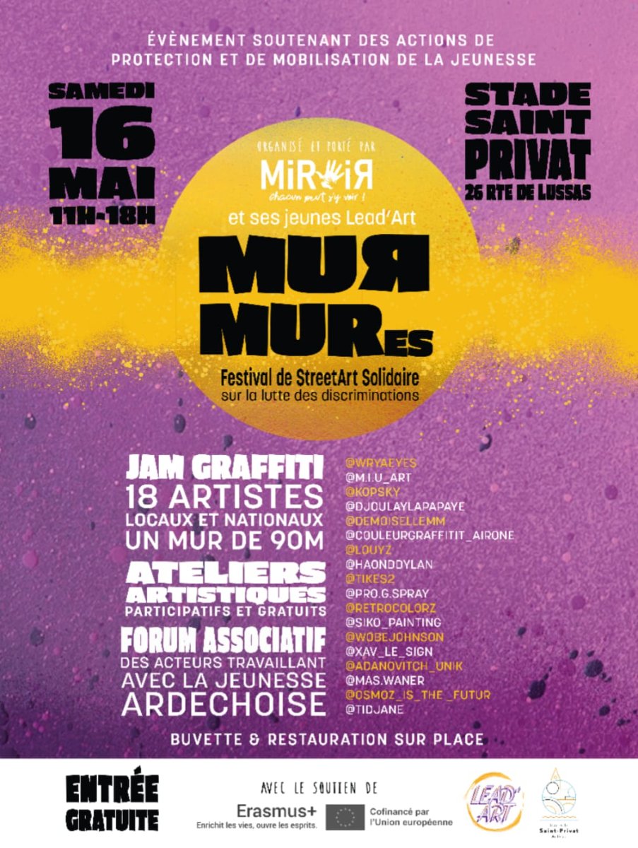 MURMURES - Festival de street art solidaire