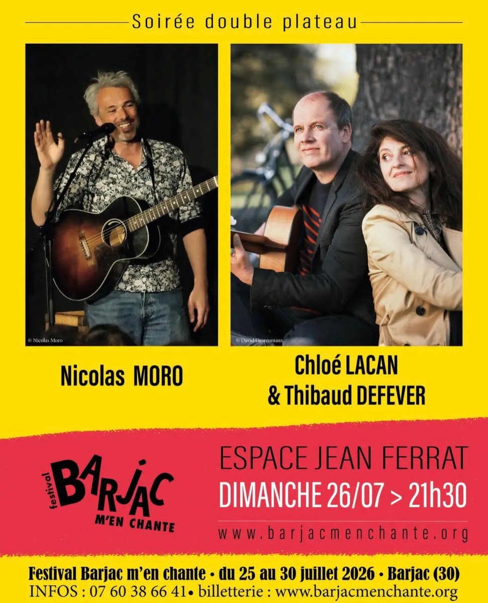 Nicolas Moro en duo avec Mathias Guerry