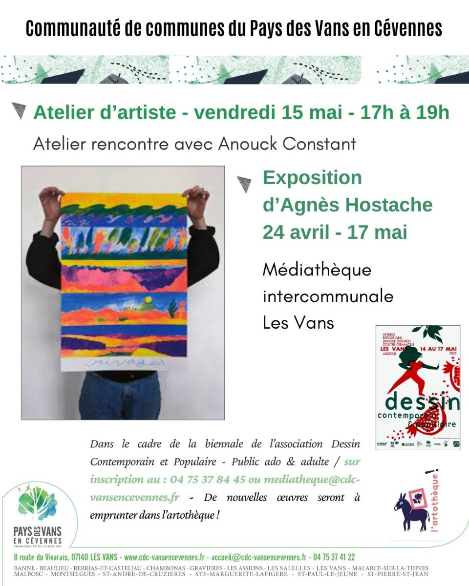 Atelier rencontre avec Anouk Constant