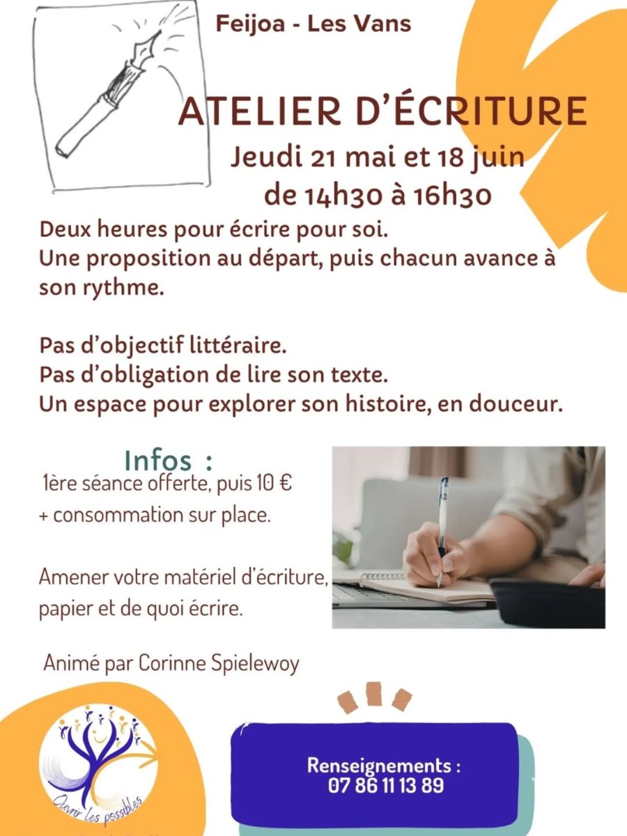 Atelier d'écriture