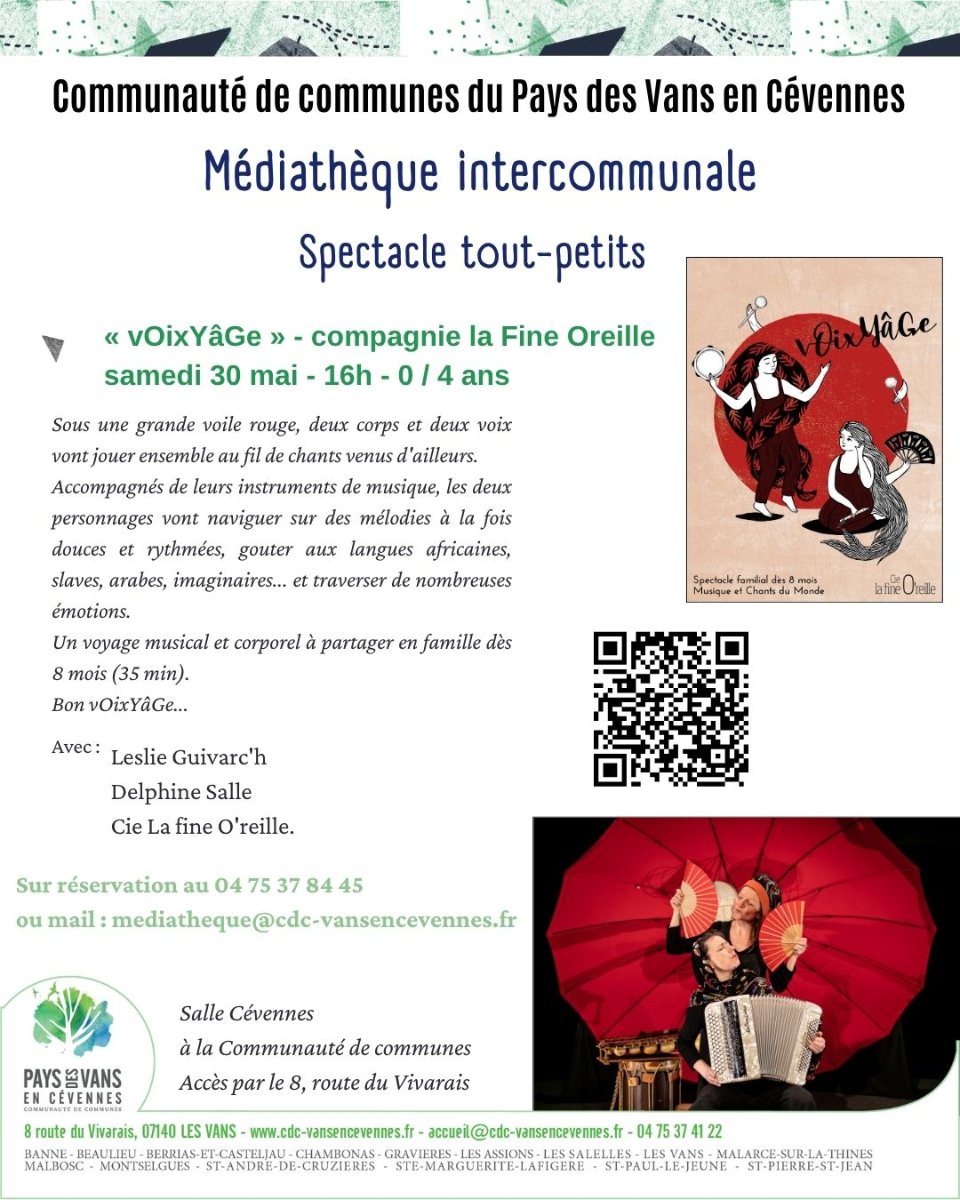 « vOixYâGe » – compagnie la Fine Oreille