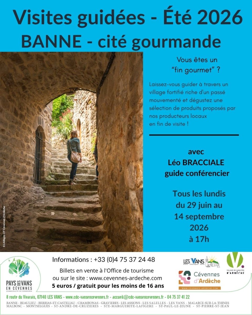 Visites guidées - Été 2026
