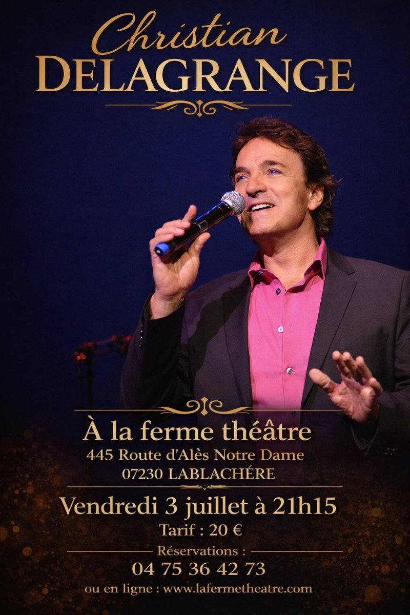 Christian Delagrange en concert