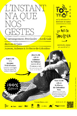 L’instant n’a que nos gestes