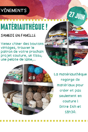 Ouverture de la matériauthèque