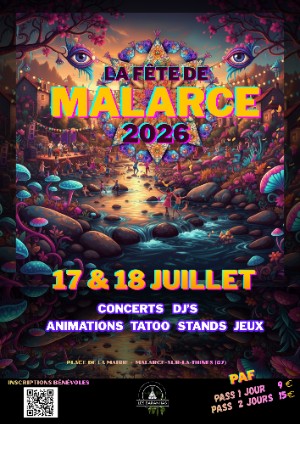 La fête de Malarce 2026