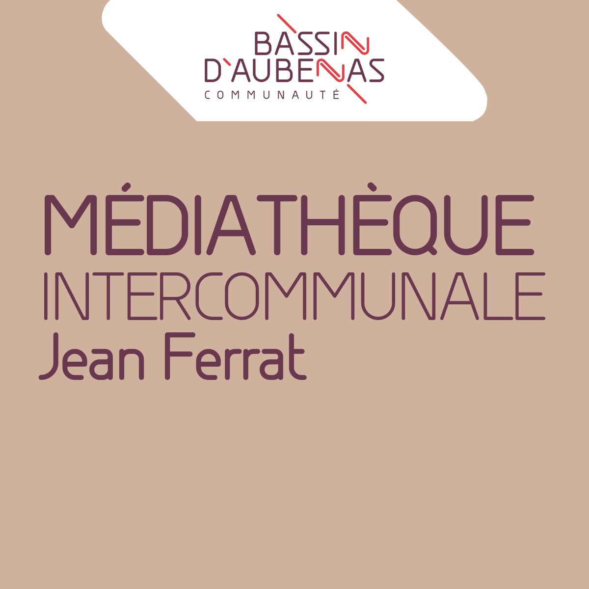 Logo de Médiathèque intercommunale Jean Ferrat