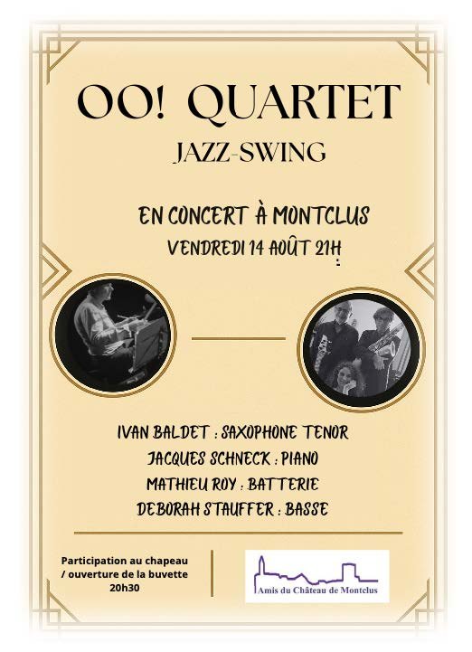 Soirée concert au rythme du Swing par le OO!! Quartet