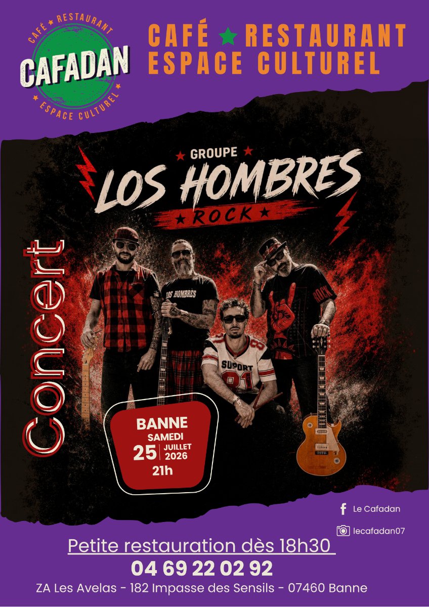 Concert du groupe Los Hombres