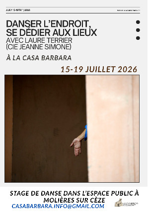 STAGE INTENSIF DE DANSE// DANSER L'ENDROIT, SE DÉDIER AUX LIEUX avec LAURE TERRIER (Cie JEANNE SIMONE)