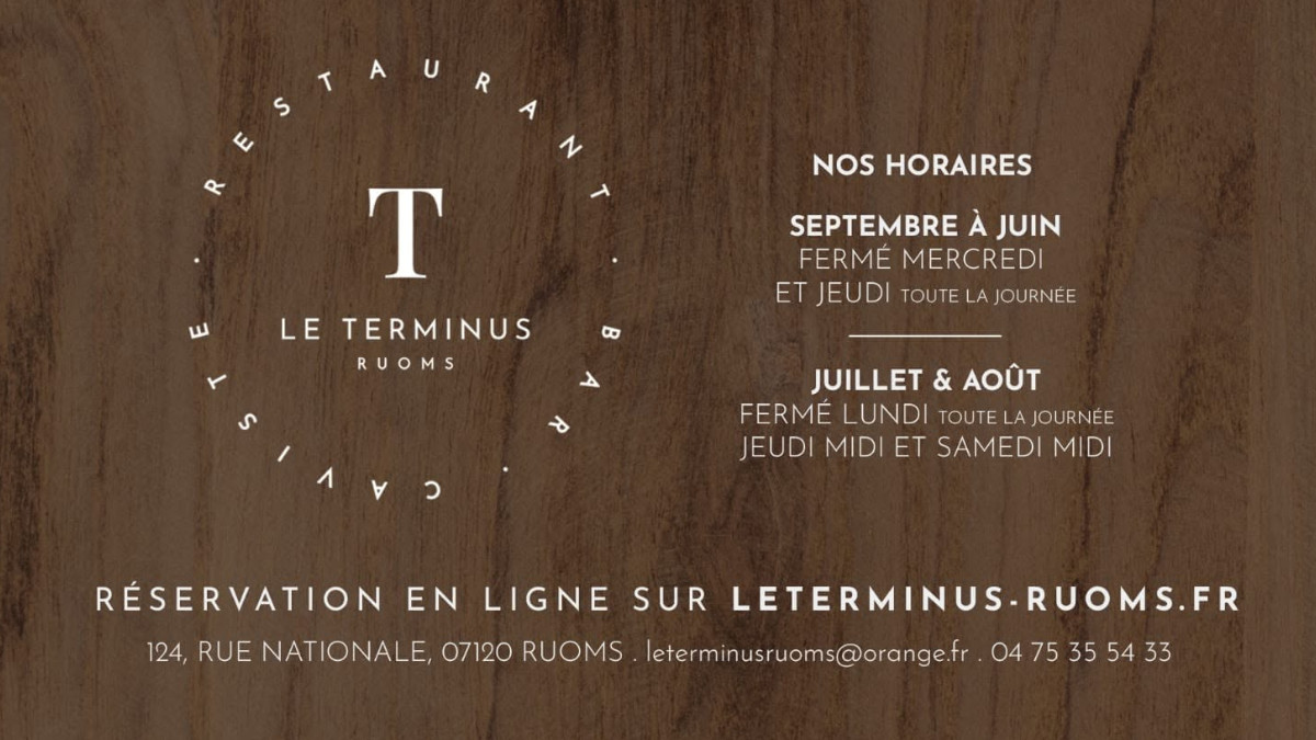 Header de Le Terminus Ruoms