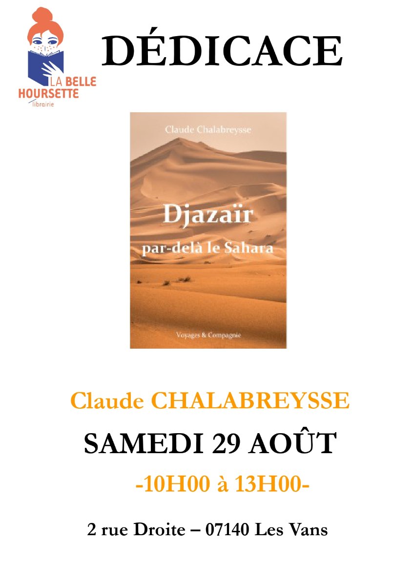 Dédicace par Claude Chalabreysse