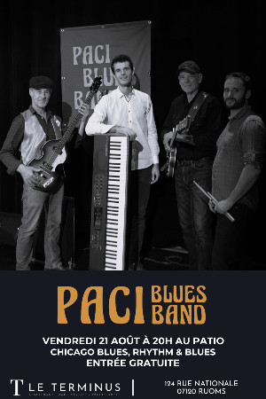 Le Terminus en Musique avec le Paci Blues Band - Entrée Libre