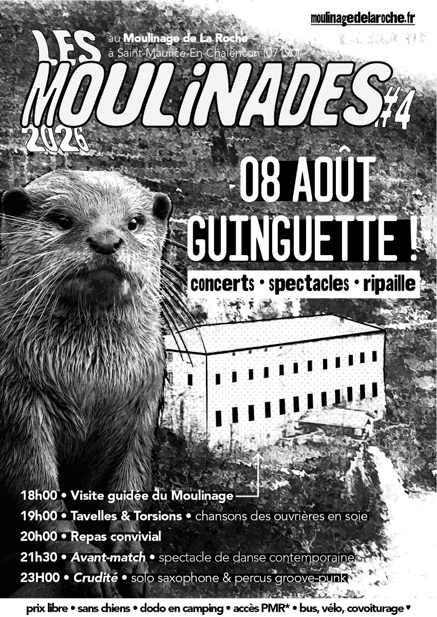 Guinguette au Moulinage de la Roche !