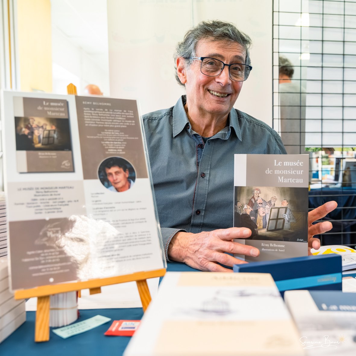 Rémy Belhomme à la librairie  La Belle Hoursette