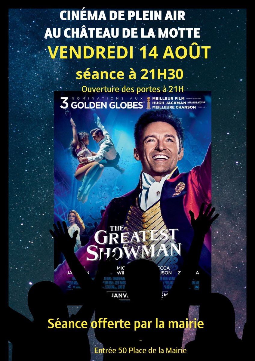 Projection du film The Greatest Showman