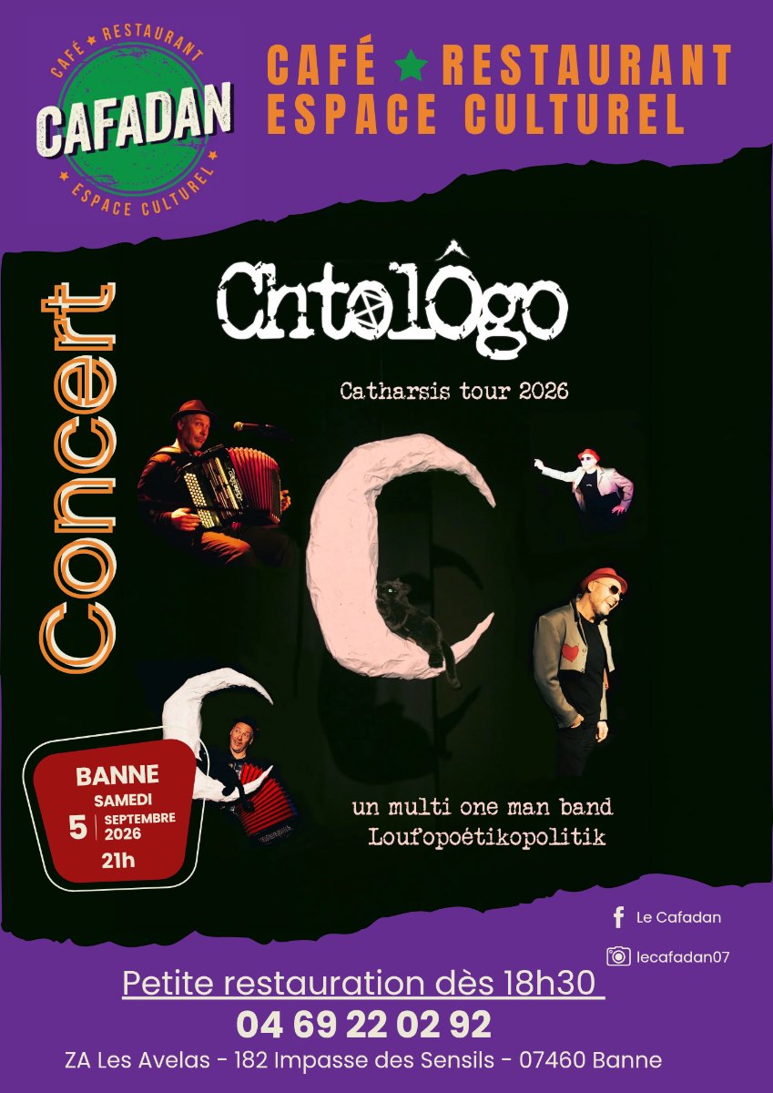 Concert d'Cntôlôgô - Catharsis tour 2026