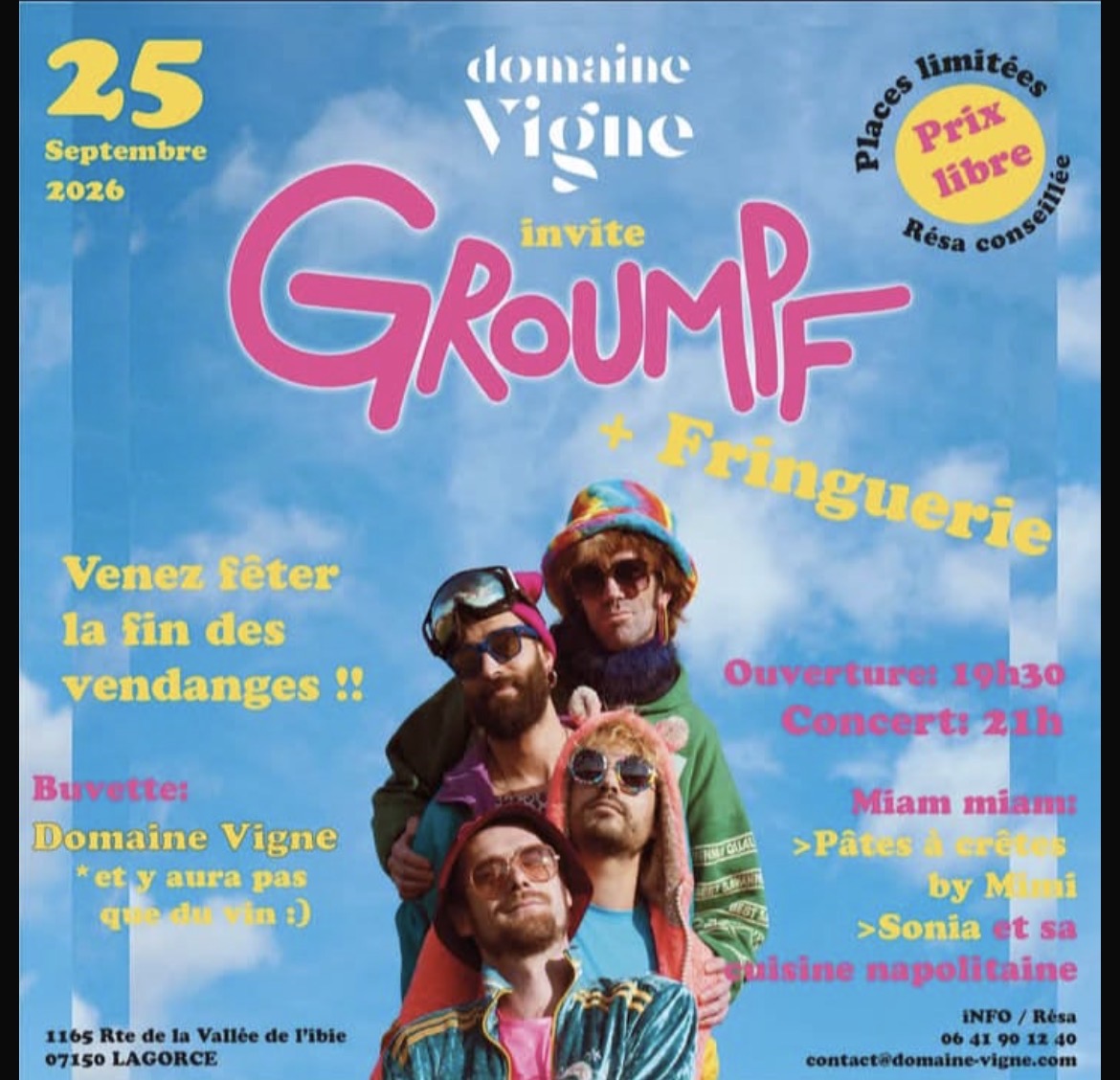 Soirée concert avec GROUMPF