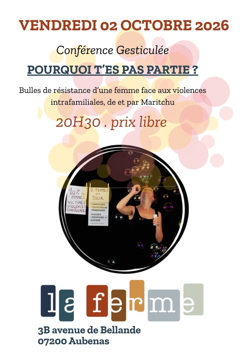 Pourquoi t’es pas partie ?