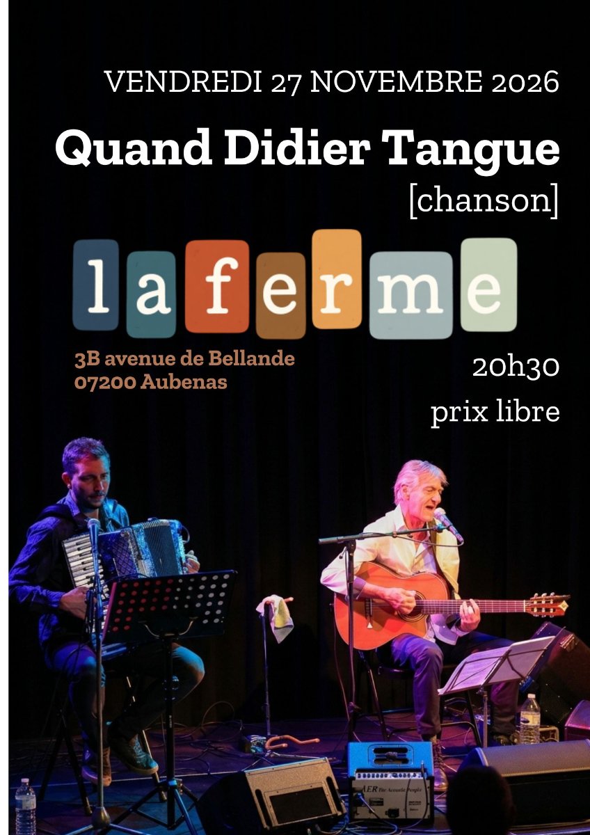 Quand Didier Tangue