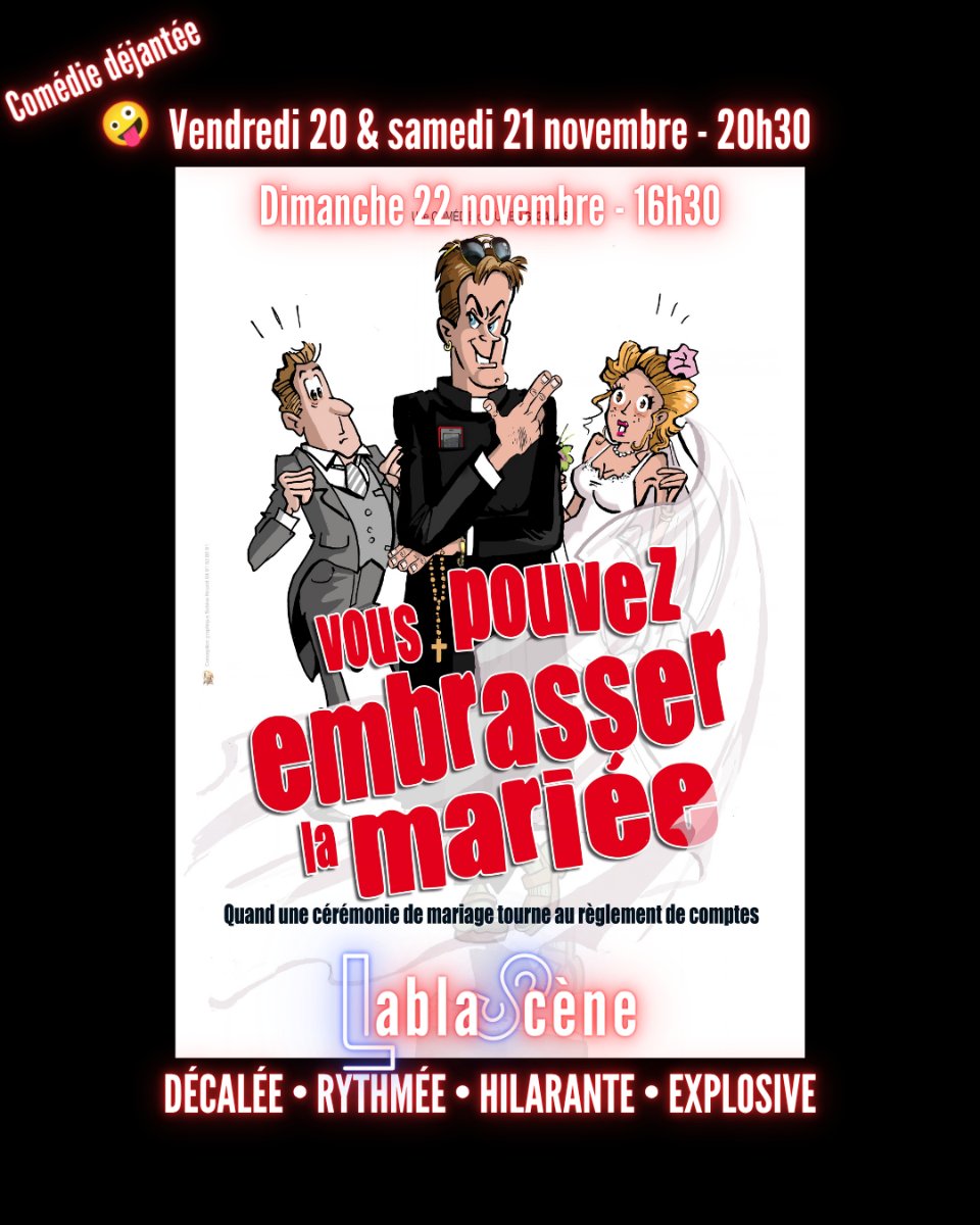 Vous pouvez embrasser la mariée