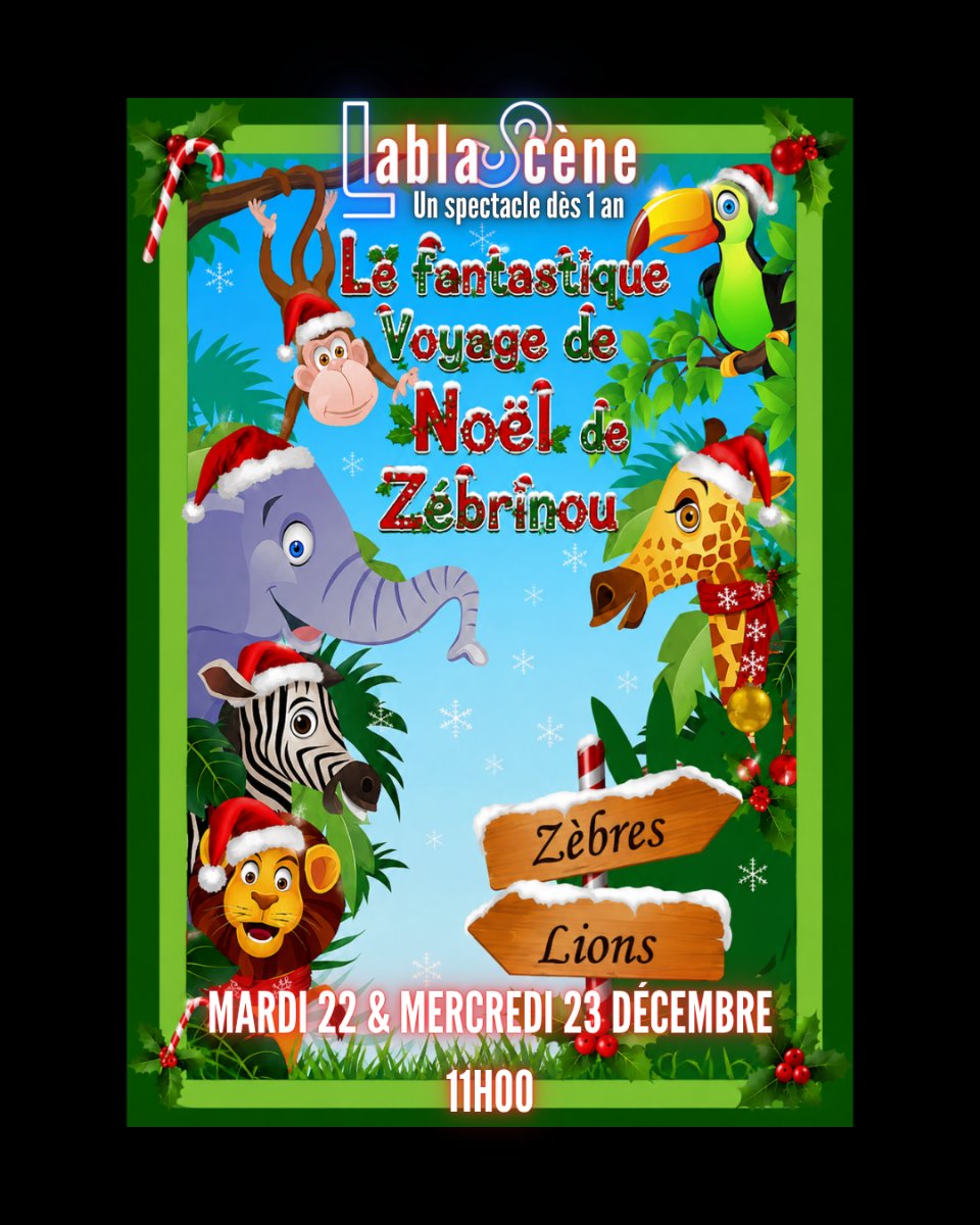 Le fantastique Voyage de Noël de Zébrinou