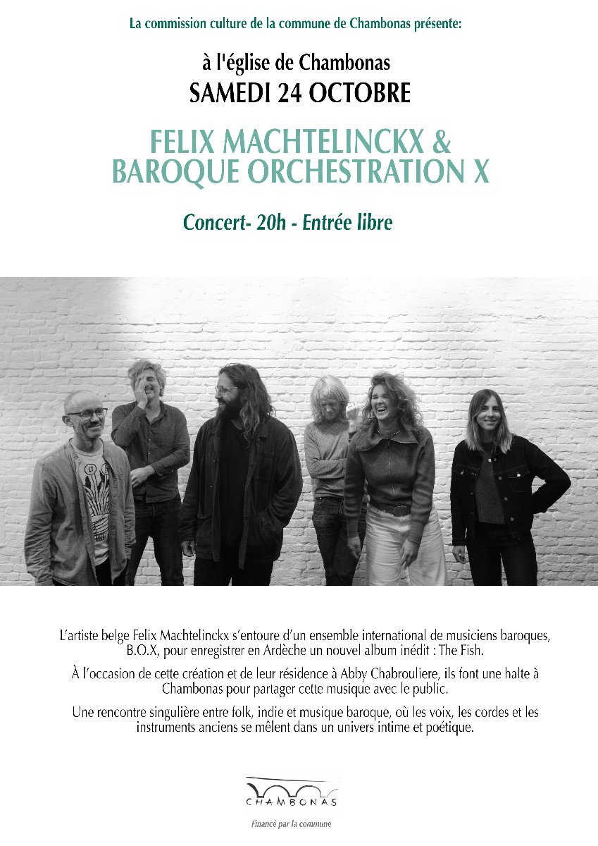 Concert de Felix Machtelinckx & Baroque Orchestration X