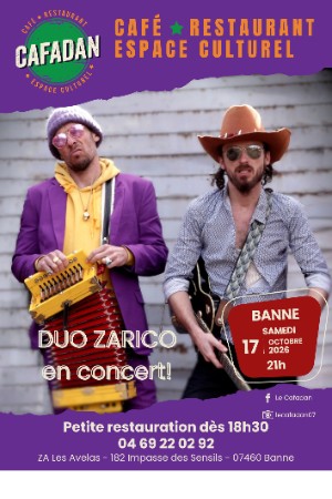Concert du DUO ZARICO !
