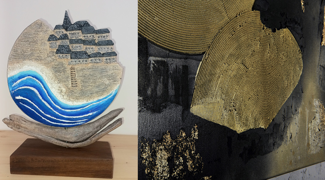 Exposition Irène Dondey & Julie Gilgenmann — sculptures céramiques & peintures