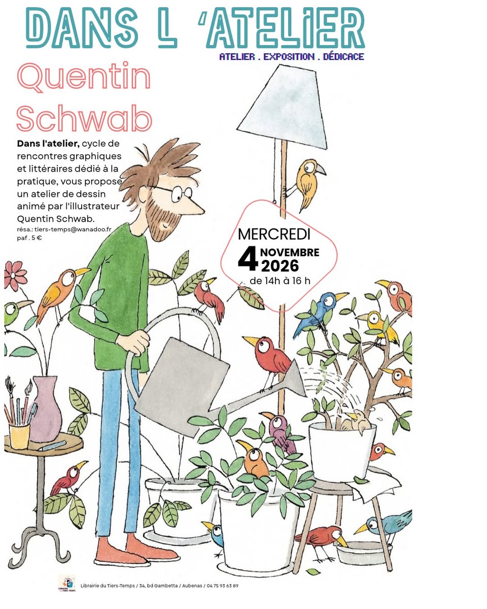 Dans l'atelier avec Quentin Schwab