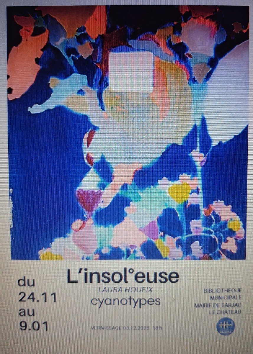 Vernissage Exposition de cyanotypes de l’Insoleuse