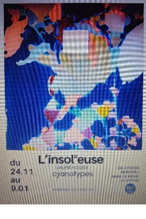 Exposition de cyanotypes de l'Insoleuse