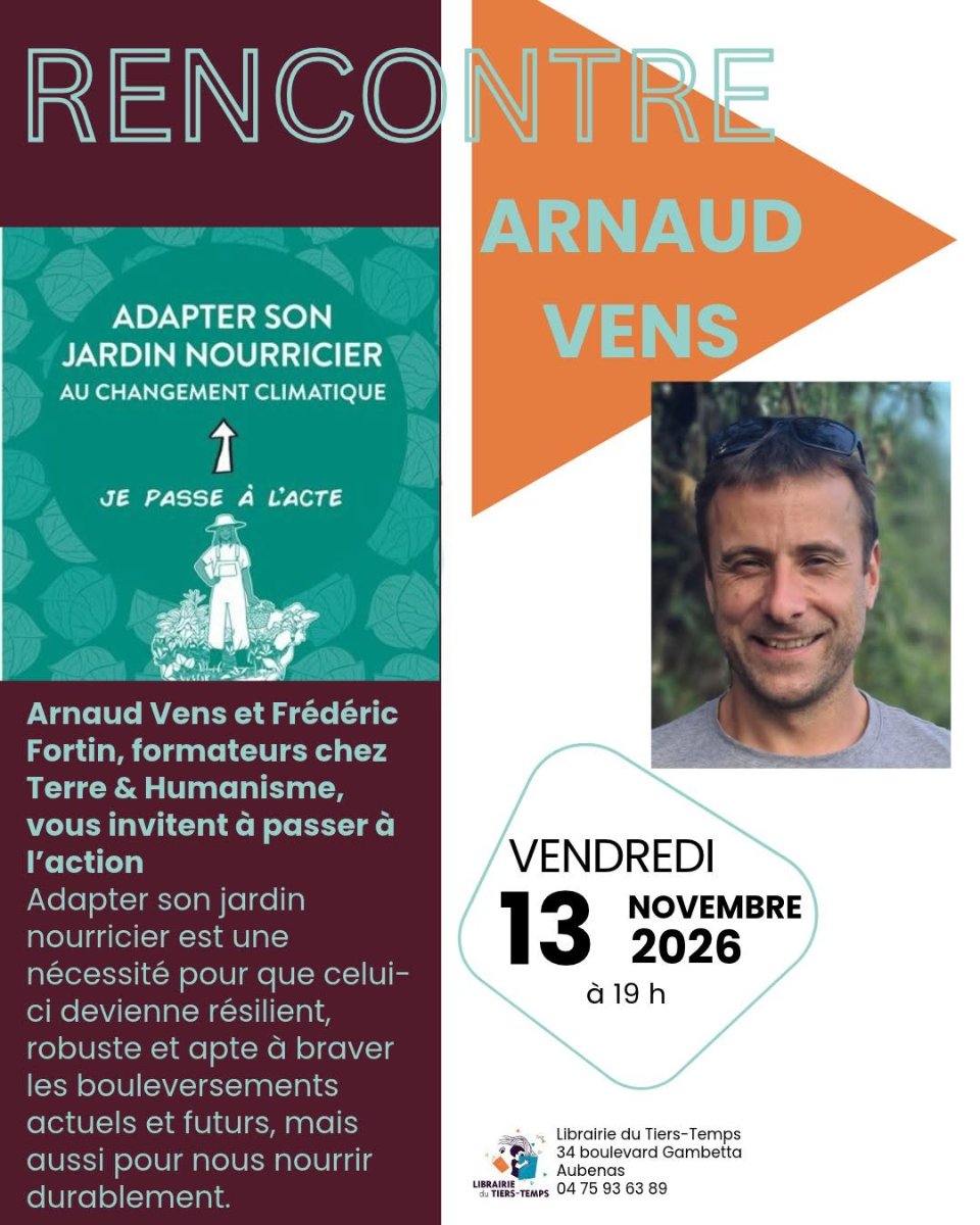 Rencontre avec Arnaud Vens