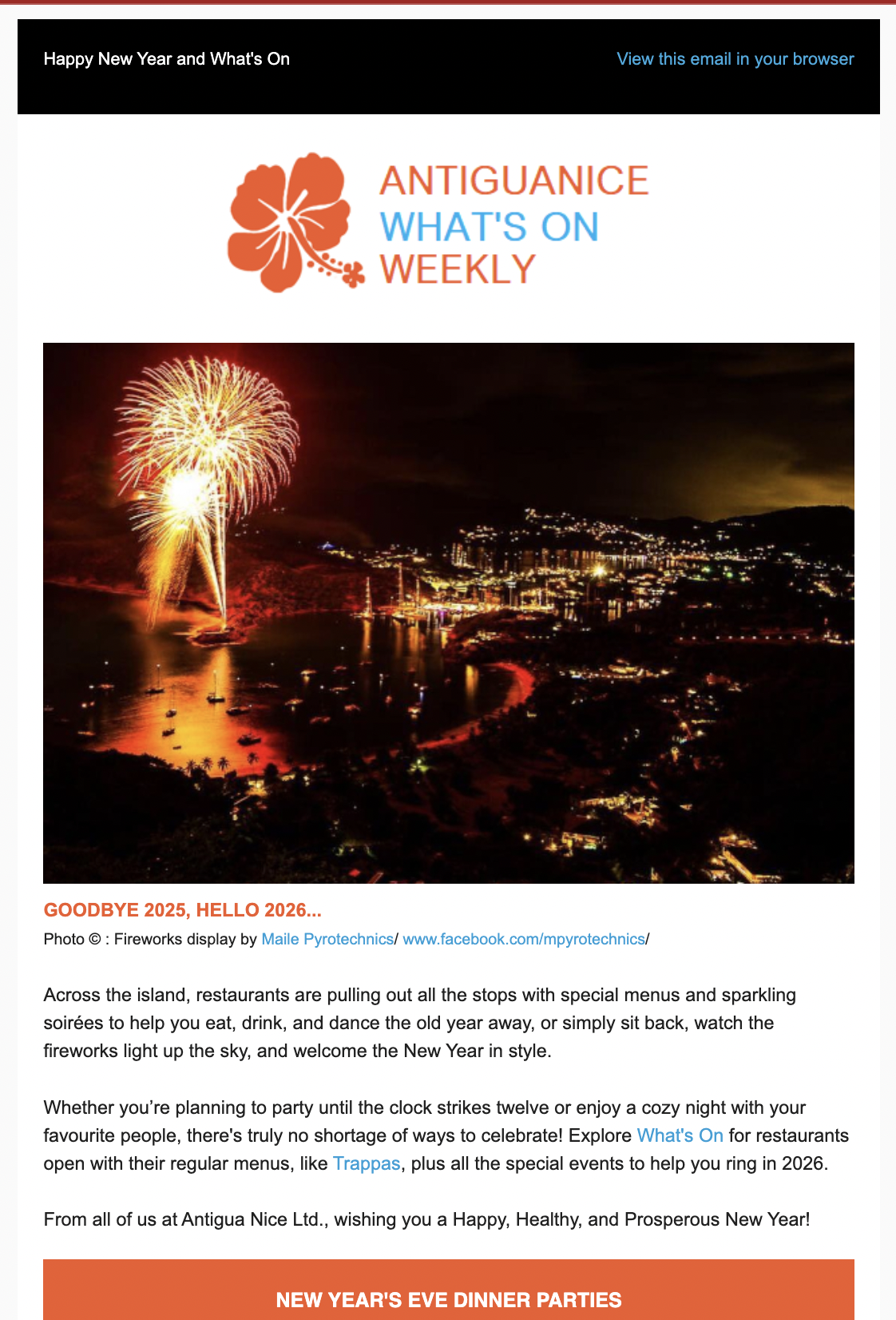 AntiguaNice Weekly Newsletter